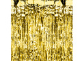 Perdea metalică aurie - 200 cm x 100 cm