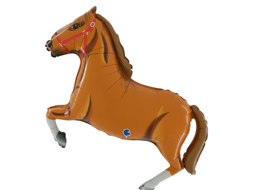 Balon folie cal maro - 73x80 cm - 1 buc.