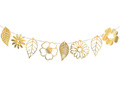 Ghirlandă de flori aurii - 1 buc.