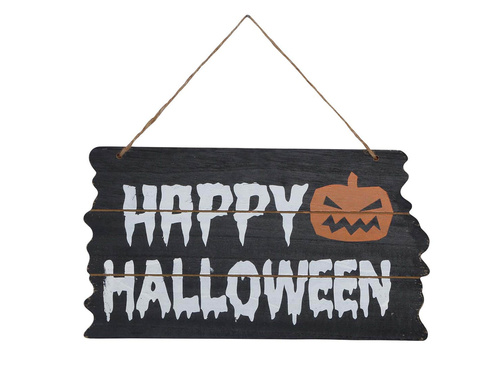 Semn Halloween fericit - 19 x 34 cm