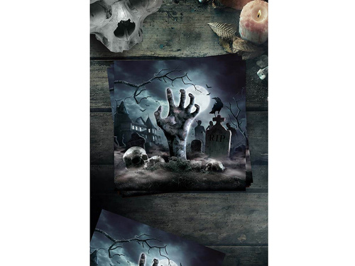 Șervețele Zombie Halloween - 33 cm - 12 buc.