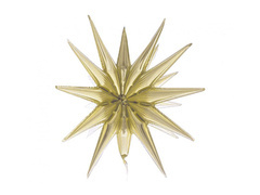 Balon 3D șampanie cu stea - 50 x 46 cm - 1 buc.