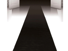 Covor negru decorativ - 4,5 m - 1 buc.