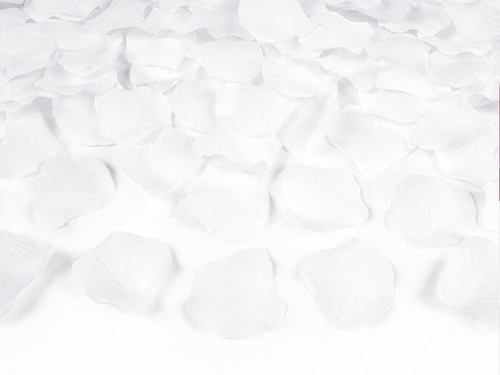 Petale de trandafir - alb - 100 buc.
