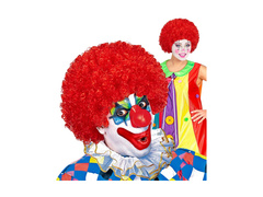 Clovn peruca rosu afro păr