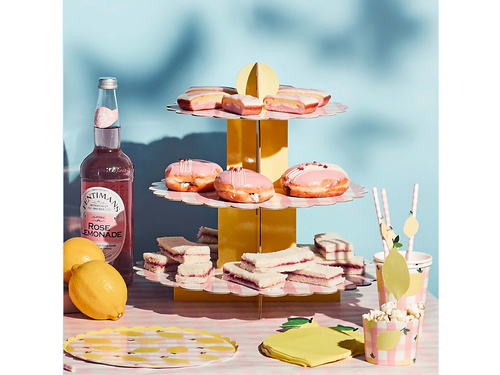 Farfurii de hârtie în Lemon - 23 cm - 8 buc.