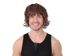 Peruca retro - maro - 1 buc.