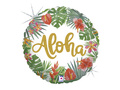 Aloha Tropical Leaves Balon cu folie - 46 cm - 1 buc