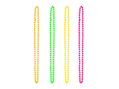 Set colier în stilul anilor '80 - 4 piese.