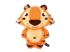 Decorațiune Balon din folie Tigru - 63 cm - 1 buc.