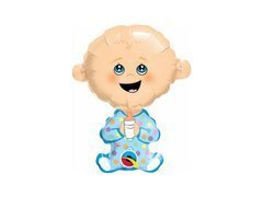 Balon din folie de lipit - Băiețel - 37 cm - 1 buc.