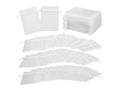 Pungi din organza pentru invitați - alb, simplu - 8,5 x 12 cm - 100 buc.