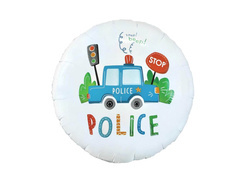 Balon cu folie Poliția - 46 cm - 1 buc.