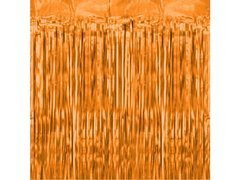 Cortină portocalie pentru ușă - 100 x 200 cm