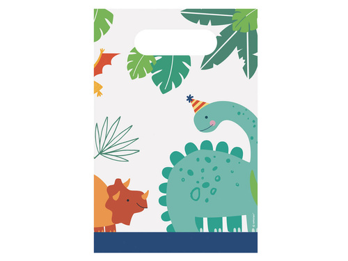 Pungi cadou dinozauri - 8 buc.