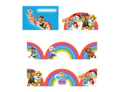 Invitații aniversare Psi Patrol - 8 buc.