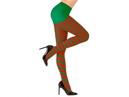 Colanți elfa roșu-verde