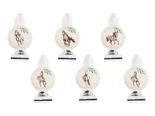 Fluierături de trompetă Cai dezvoltați - 6 buc.