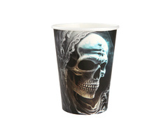 Cupe cu schelet de Halloween - 270 ml - 10 buc.