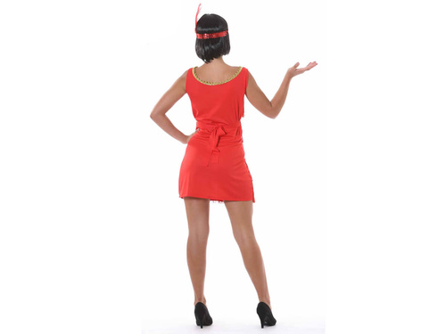 Charleston costum roșu