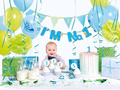 Party Box - Party Box - Set de decorațiuni pentru petrecerea de aniversare I'm no birthday. 1 pentru un băiat