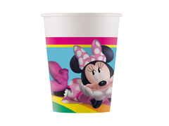 Pahare de hârtie Minnie Mouse - 200 ml - 8 buc.