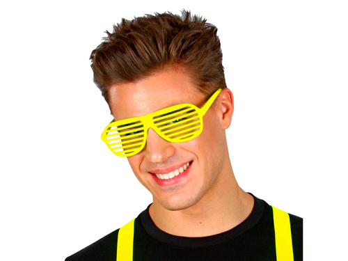 Ochelari orb galben neon - 1 buc.
