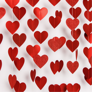 Ghirlandă iridescentă cu fulgi de zăpadă - 6 buc.