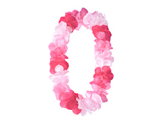 Colier roz hawaiian - 1 buc.