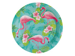 Farfurii Flamingo - 23 cm - 8 buc.