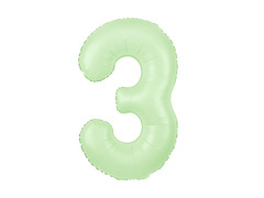 Fistic balon fistic numărul 3 - 100 cm - 1 buc.