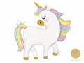 Balon din folie Pastel Unicorn - 122 cm - 1 buc.