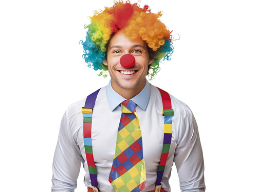 Cravată clovn - 55 cm - 1 buc.