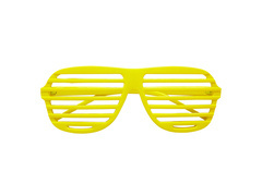 Ochelari orb galben neon - 1 buc.