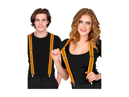 Bretele portocalii neon cu volane