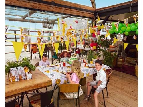 Pânză de masă pentru ziua de naștere Safari - 120 x 180 cm - 1 buc.