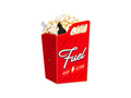Cutii pentru popcorn - 15 cm x 8,5 cm - 6 buc.