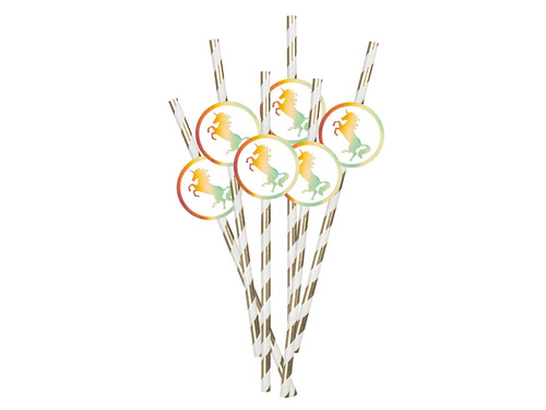 Paie de ziua unicornului de aur - 6 buc.