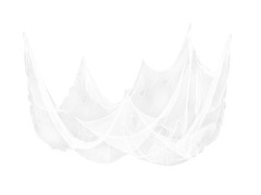 Plasă albă de Halloween - 76 x 300 cm - 1 buc.