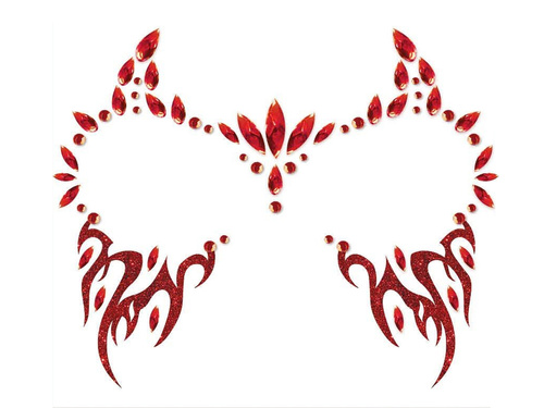 Autocolante față autoadezive roșu - 1 op.