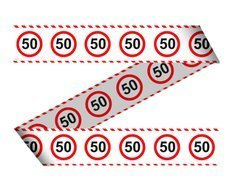 Banner bandă Semn de interdicție 50tka - 15 m - 1 buc.