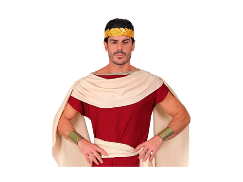 Brățară maro cu știfturi pătrate