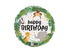 Balon de folie Happy Birthday Safari - 1 buc.