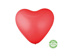 Baloane latex inimioare roșii - 30 cm - 100 buc.