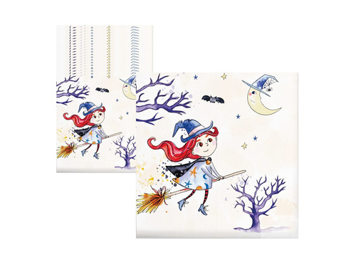 Șervețele Little Witch Halloween - 33 cm - 20 buc.