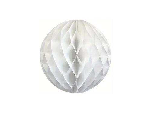 Minge de agățat decor alb - 20 cm - 1 buc.