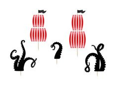 Toppere pentru tort Pirates - 5 buc.