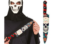 Cuțit craniu Halloween - 1 buc.