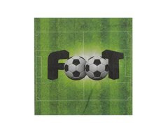 Șervețele aniversare fotbal - 33 cm - 20 buc.