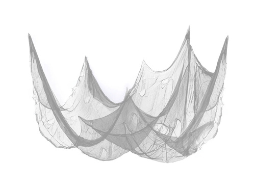 Plasă de Halloween gri - 210 x 300 cm - 1 buc.